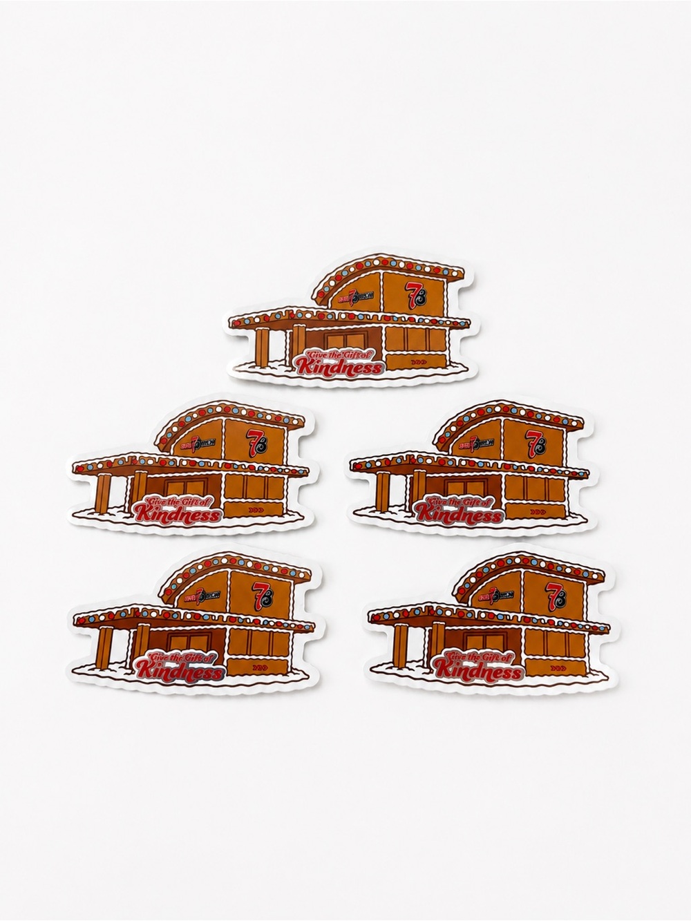 Limited Edition 7 Brew Christmas Stickers